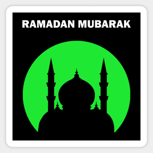 Ramadan Mubarak Ramadan Kareem Green Mosque Masjid Gift Sticker